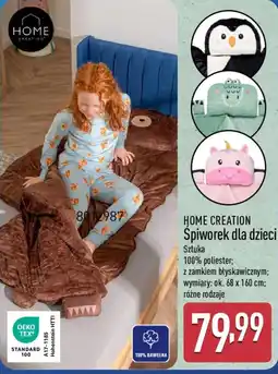 ALDI HOME CREATION Śpiworek dla dzieci oferta