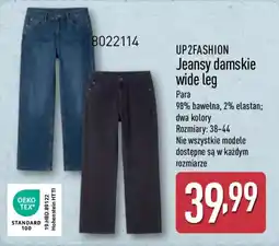 ALDI UP2FASHION Jeansy damskie wide leg oferta