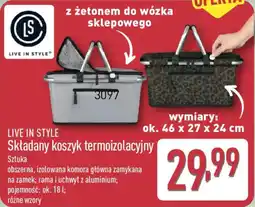ALDI Live In Style Składany koszyk termoizolacyjny oferta