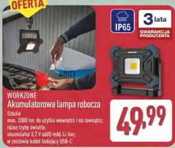 ALDI WORKZONE Akumulatorowa lampa robocza oferta
