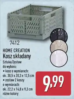 ALDI HOME CREATION Kosz składany oferta