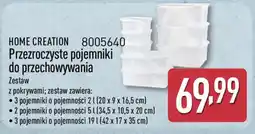 ALDI HOME CREATION Przezroczyste pojemniki do przechowywania oferta
