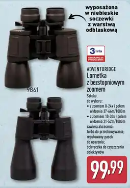 ALDI ADVENTURIDGE Lornetka z bezstopniowym zoomem oferta
