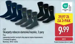 ALDI CAT Skarpety robocze damskie/męskie, 3 pary oferta