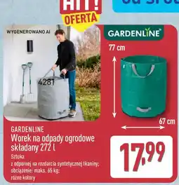 ALDI GARDENLINE Worek na odpady ogrodowe składany oferta