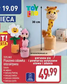 ALDI TOYLIINO Pluszowa zabawka interaktywna oferta