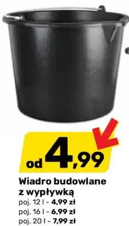 Bricomarche Wiadro budowlane z wypływką oferta
