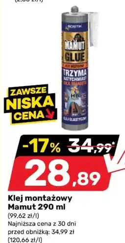 Bricomarche Klej montażowy Bostik Mamut oferta