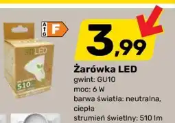 Bricomarche Żarówka LED GU10 oferta