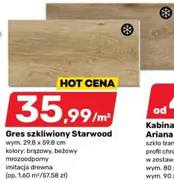 Bricomarche Gres szkliwiony Starwood Cersanit oferta