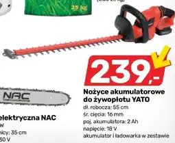 Bricomarche Akumulatorowe nożyce do żywopłotu oferta