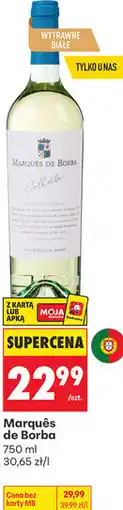 Biedronka Wino białe wytrawne Marquês de Borba oferta