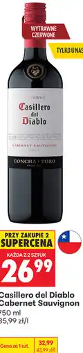 Biedronka Casillero del Diablo Cabernet Sauvignon oferta
