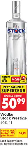 Biedronka Wódka Stock Prestige 40% oferta