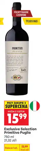 Biedronka Exclusive Selection Primitivo Puglia oferta