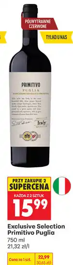 Biedronka Exclusive Selection Primitivo Puglia oferta