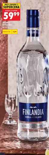Biedronka Wódka Finlandia 40% oferta