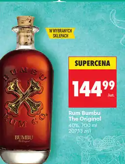 Biedronka Rum Bumbu The Original 40% oferta