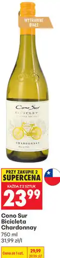 Biedronka Cono Sur Bicicleta Chardonnay oferta