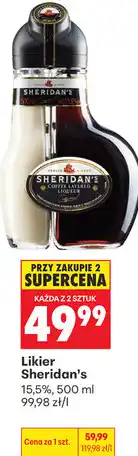 Biedronka Likier Sheridan's oferta