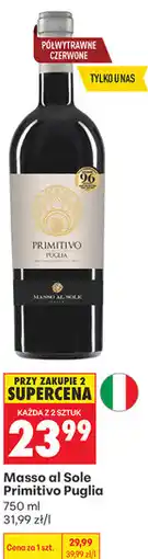Biedronka Masso al Sole Primitivo Puglia oferta