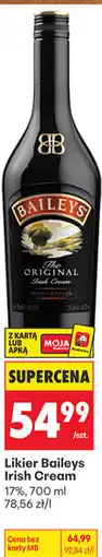 Biedronka Likier Baileys Irish Cream oferta