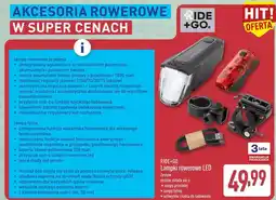 ALDI RIDE+GO Lampki rowerowe LED Zestaw oferta