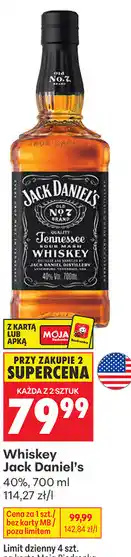 Biedronka Whiskey Jack Daniel's oferta