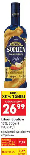 Biedronka Likier Soplica Słony Karmel, Czekoladowa, Cappuccino oferta