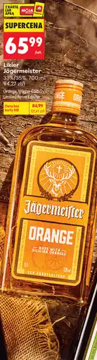 Biedronka Likier Jägermeister Orange, Winter Edition, Limited Retro Edition oferta