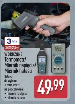 ALDI WORKZONE Termometr/Miernik napięcia/Miernik hałasu oferta