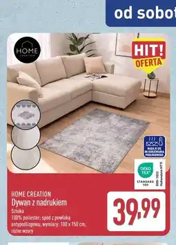 ALDI HOME CREATION Dywan z nadrukiem oferta