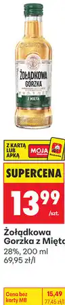 Biedronka Żołądkowa Gorzka z Miętą 28% oferta