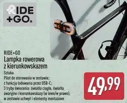 ALDI RIDE+GO Lampka rowerowa z kierunkowskazem oferta