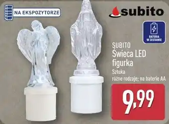 ALDI SUBITO Świeca LED figurka oferta