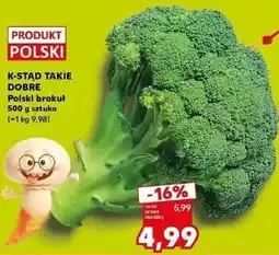 Kaufland K-STĄD TAKIE DOBRE Polski brokuł oferta