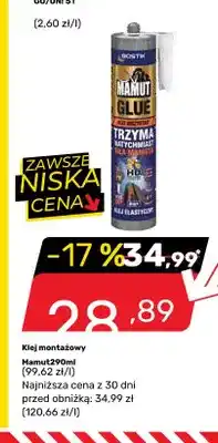 Bricomarche Klej montażowy Mamut Bostik oferta