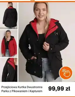 Born2be Przejściowa kurtka dwustronna parka z pikowaniem i kapturem Born2be oferta