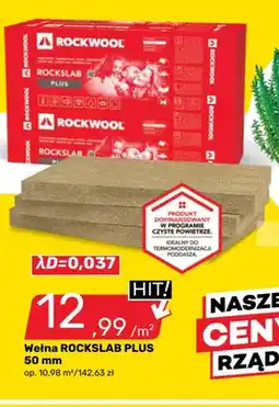 Bricomarche Wełna Rockslab Plus 50 mm Rockwool oferta
