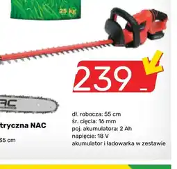 Bricomarche Nożyce do żywopłotu akumulatorowe oferta
