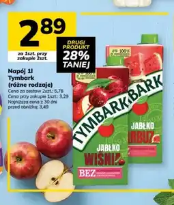 Hitpol Napój Tymbark jabłko wiśnia oferta
