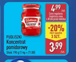 ALDI Koncentrat pomidorowy Pudliszki oferta