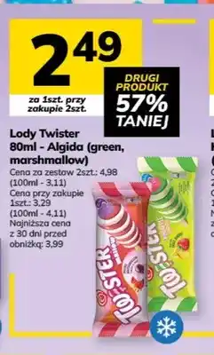 Hitpol Lody Twister marshmallow Algida oferta