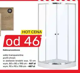 Bricomarche Kabina prysznicowa 90x90x198 cm oferta