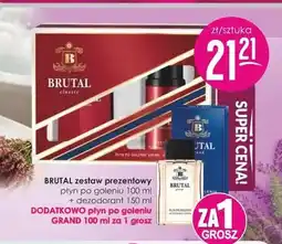 Jaśmin Zestaw prezentowy Brutal płyn po goleniu 100 ml + dezodorant 150 oferta