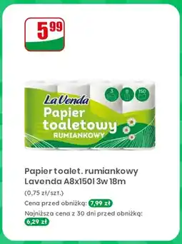 Dino Papier toaletowy rumiankowy Lavenda 8-pak oferta