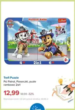 Smyk Puzzle Trefl Psi Patrol Pieseczki ramkowe 2w1 oferta
