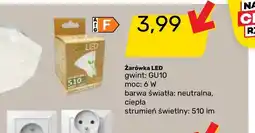 Bricomarche Żarówka LED GU10 oferta