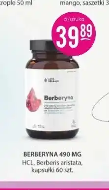 Jaśmin Berberyna 490mg HCL Berberis aristata kapsułki Aura Herbals oferta