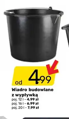 Bricomarche Wiadro budowlane z wypływką oferta